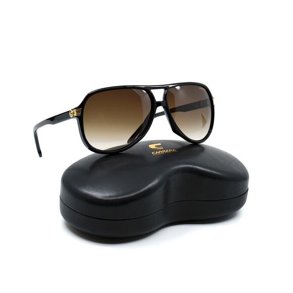 BRAND NEW CARRERA 1045/S BLACK BROWN GRADIENT SUNGLASSES - Picture 4 of 11